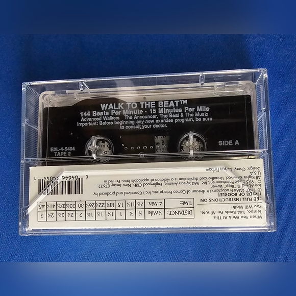 Vintage exercise cassette "Let your feet walk to the beat" - Picture 2 of 4